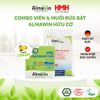  Combo Viên Rửa Bát 25 Viên + Muối Rửa Bát 2kg Almawin Dùng Cho Máy Rửa Chén Máy Rửa Bát 