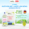  Combo Muối Rửa Bát 2kg + Nước Làm Bóng 500ml Almawin Dùng Cho Máy Rửa Chén Máy Rửa Bát 