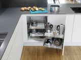  Bộ Khay Góc Mở Bán Phần Cor Fold Mở Trái 900Mm_Premea Lavagrey HMH.530.28.1300 