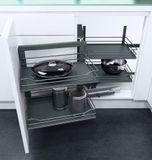  Bộ Khay Góc Mở Bán Phần Cor Fold Mở Trái 900Mm_Premea Lavagrey HMH.530.28.1300 