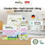  Combo Viên Rửa Bát 25 Viên + Nước Làm Bóng 500ml + Muối Rửa Bát 2kg Almawin Dùng Cho Máy Rửa Chén Máy Rửa Bát 