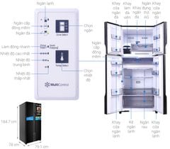 Tủ lạnh Panasonic Inverter 550 lít NR-DZ601VGKV