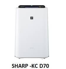 ( USED 95% ) SHARP KC D70 MÁY LỌC KHÔNG KHÍ MADE IN JAPAN