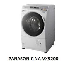 ( Used 95% ) PANASONIC NA-VX5200 MÁY GIẶT SẤY BLOCK