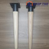  Chân bàn gỗ tần bì cùng bas sắt cao 72cm 