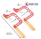  Cưa lọng chỉ cao cấp nhôm ANODE màu đỏ cỡ 4inch 