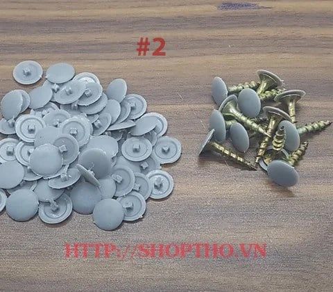  Nút nhựa bịt đầu vít mã màu #2 (túi 42g khoảng 500pcs) 