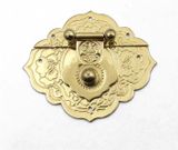  Khóa hộp giả cổ đồng thau CYD099 - màu vàng 