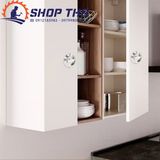  Tay cầm tròn inox 304 đường kính 74mm màu đen 