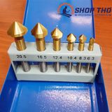  Bộ 6 mũi roa kim loại mạ titan 