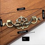  Tay kéo giả cổ hoa văn màu đồng xanh KT 83mm 