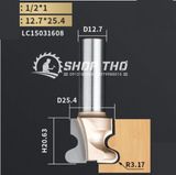  Mũi phay Tideway tay nắm âm cỡ 1/2*1 (25.4mm) 