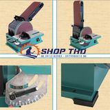  Giấy nhám tròn P120 có keo dán đường kính 250mm cho máy ALLWIN BD6100 