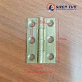  Bản lề lá chất liệu đồng thau màu đồng cỡ 1.5'' loại dày 