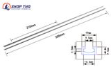  Ray trượt nhôm T track cỡ nhỏ dài 0.5m 