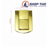  Khóa hộp giả cổ A001 màu vàng 25*20mm 