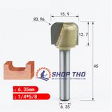  Mũi phay Tideway LC0501 1/4x5/8 