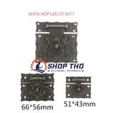  Khóa hộp giả cổ A077 - 51*43 