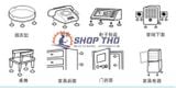  Nút dán chống trơn, chống va đập miếng 100 hạt - mầu đen (10x2.5mm) 