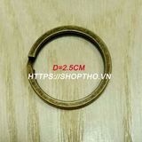  Móc khóa mầu đồng 2.5cm 