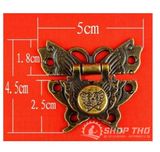  Bộ khóa hộp cánh bướm K067 mầu đồng 