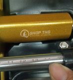  Bộ cữ đục lỗ khóa cửa kiểu tay gạt bản nâng cấp mầu vàng kim 