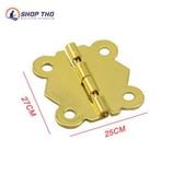  Bản lề màu vàng 27X25  độ mở 90 độ ST-153 