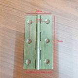  Bản lề lá chất liệu đồng thau màu vàng cỡ 3'' loại dày 