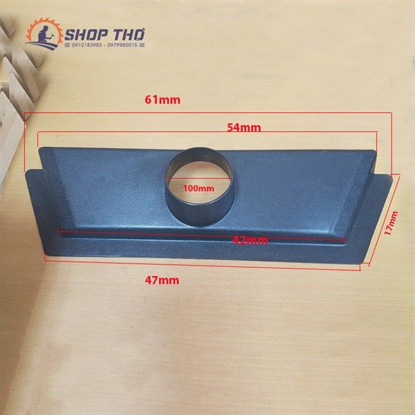  Chụp thu bụi kiểu hút sàn cỡ lớn cổ ống phi 100mm 