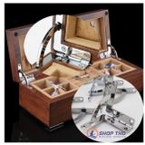  Bản lề chữ thất W-093 cỡ 44x41mm màu vàng dầy bóng 