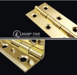  Bản lề lá chất liệu đồng thau màu vàng cỡ 2'' loại dày 