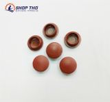  Nút nhựa chụp lỗ vít cỡ 16mm màu nâu đỏ (túi khoảng 200c) 