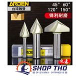  Mũi phay ARDEN đánh góc nhọn 120 độ 0304 (1/2*40*16.55H) 