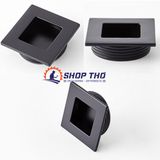  Tay kéo âm cao cấp - hình vuông màu bạc 