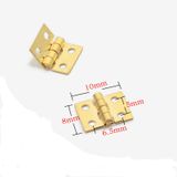  Bản lề siêu nhỏ đồng thau 8*10mm màu vàng 