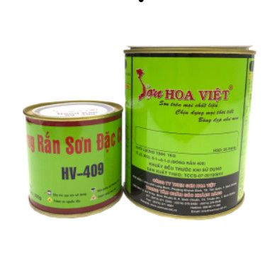  Sơn đặc chủng xám đậm Hoa Việt Loại bao bì 1kg- DC22.1 (set) 