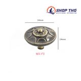  Núm kéo giả cổ mã 172 màu đồng xanh 