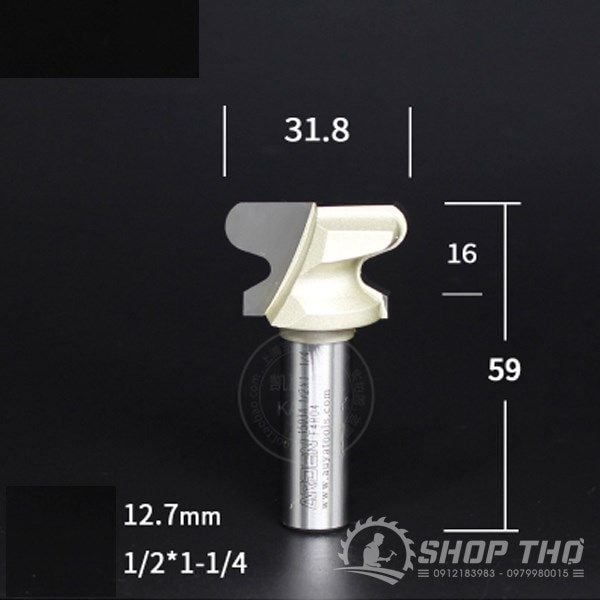  Mũi phay tay nắm âm Arden 1/2x1-1/4 