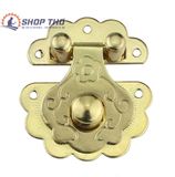  Khóa hộp in hoa mầu vàng S40 KT 36x40mm 