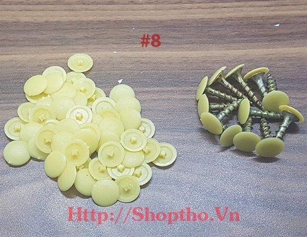  Nút nhựa bịt đầu vít mã màu #8 (Túi 42g khoảng 500pcs) 