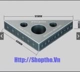  Eke mini 6.5cm nhôm mạ Anode màu xám 