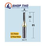  Mũi phay Arden 3 me thẳng TCT AK47-1 : 1/2x8x30H*3T 