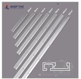  Ray trượt nhôm độ dài 80cm - vạch thước khắc liền 