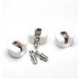  Bộ ốc liên kết cam - loại ngắn màu trắng 