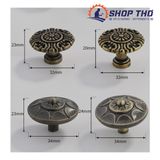  Núm kéo giả cổ mã 175 màu đồng xanh 