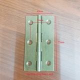 Bản lề lá chất liệu đồng thau màu đồng cỡ 3'' loại dày 