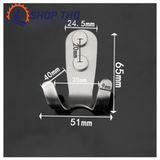 Móc treo inox đôi mã 7-052 dày 2mm 