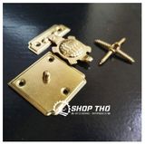  Khóa hộp giả cổ kim quy 44x35 