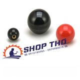  Núm vặn ren âm hình cầu màu đen ren đồng M10X35 
