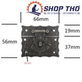  Khóa hộp giả cổ A077 - 66*56 
